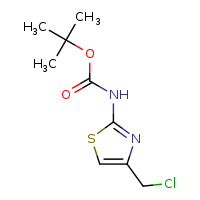 tert-butyl N-[4-(chloromethyl)-1,3-thiazol-2-yl]carbamate