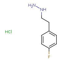 [2-(4-fluorophenyl)ethyl]hydrazine hydrochloride