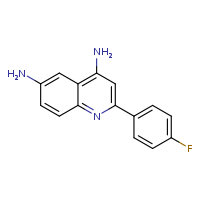 2-(4-fluorophenyl)quinoline-4,6-diamine