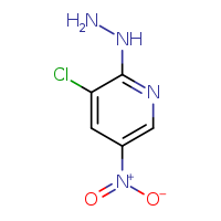 3-chloro-2-hydrazinyl-5-nitropyridine