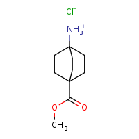 4-(methoxycarbonyl)bicyclo[2.2.2]octan-1-aminium chloride