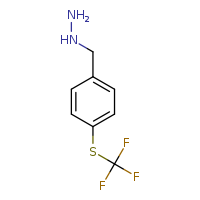({4-[(trifluoromethyl)sulfanyl]phenyl}methyl)hydrazine