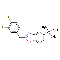 5-tert-butyl-2-[(3,4-difluorophenyl)methyl]-1,3-benzoxazole