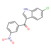 6-chloro-3-(3-nitrobenzoyl)-1H-indole