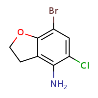7-bromo-5-chloro-2,3-dihydro-1-benzofuran-4-amine