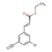 ethyl (2E)-3-(3-bromo-5-cyanophenyl)prop-2-enoate