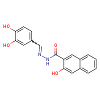 N'-[(E)-(3,4-dihydroxyphenyl)methylidene]-3-hydroxynaphthalene-2-carbohydrazide
