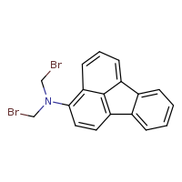 N,N-bis(bromomethyl)fluoranthen-3-amine