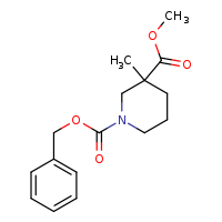 1-benzyl 3-methyl 3-methylpiperidine-1,3-dicarboxylate