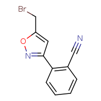 2-[5-(bromomethyl)-1,2-oxazol-3-yl]benzonitrile