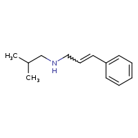 (2-methylpropyl)[(2E)-3-phenylprop-2-en-1-yl]amine
