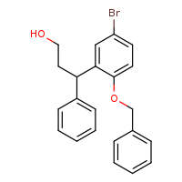 3-[2-(benzyloxy)-5-bromophenyl]-3-phenylpropan-1-ol