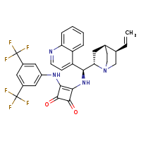 3-{[3,5-bis(trifluoromethyl)phenyl]amino}-4-{[(S)-[(2S,4S,5R)-5-ethenyl-1-azabicyclo[2.2.2]octan-2-yl](quinolin-4-yl)methyl]amino}cyclobut-3-ene-1,2-dione