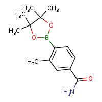 3-methyl-4-(4,4,5,5-tetramethyl-1,3,2-dioxaborolan-2-yl)benzamide