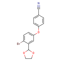4-[4-bromo-3-(1,3-dioxolan-2-yl)phenoxy]benzonitrile