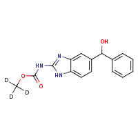 (²H?)methyl N-{5-[hydroxy(phenyl)methyl]-1H-1,3-benzodiazol-2-yl}carbamate