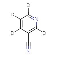 (²H?)pyridine-3-carbonitrile