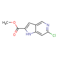 methyl 6-chloro-1H-pyrrolo[3,2-c]pyridine-2-carboxylate