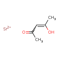 strontium(2+) 4-hydroxypent-3-en-2-one