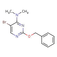 2-(benzyloxy)-5-bromo-N,N-dimethylpyrimidin-4-amine