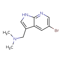 ({5-bromo-1H-pyrrolo[2,3-b]pyridin-3-yl}methyl)dimethylamine