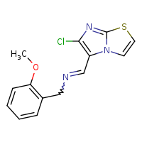 ({6-chloroimidazo[2,1-b][1,3]thiazol-5-yl}methylidene)[(2-methoxyphenyl)methyl]amine