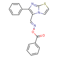 ({6-phenylimidazo[2,1-b][1,3]thiazol-5-yl}methylidene)amino benzoate
