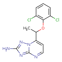 7-[1-(2,6-dichlorophenoxy)ethyl]-[1,2,4]triazolo[1,5-a]pyrimidin-2-amine