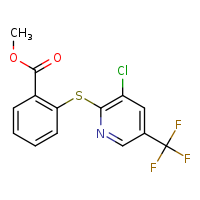 methyl 2-{[3-chloro-5-(trifluoromethyl)pyridin-2-yl]sulfanyl}benzoate