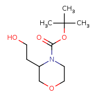 tert-butyl 3-(2-hydroxyethyl)morpholine-4-carboxylate