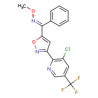 ({3-[3-chloro-5-(trifluoromethyl)pyridin-2-yl]-1,2-oxazol-5-yl}(phenyl)methylidene)(methoxy)amine