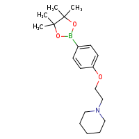 1-{2-[4-(4,4,5,5-tetramethyl-1,3,2-dioxaborolan-2-yl)phenoxy]ethyl}piperidine