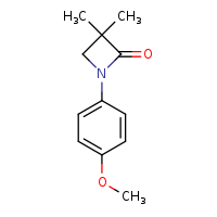 1-(4-methoxyphenyl)-3,3-dimethylazetidin-2-one