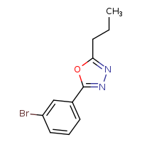 2-(3-bromophenyl)-5-propyl-1,3,4-oxadiazole