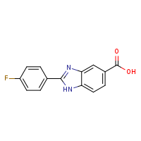 2-(4-fluorophenyl)-1H-1,3-benzodiazole-5-carboxylic acid
