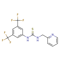 3-[3,5-bis(trifluoromethyl)phenyl]-1-(pyridin-2-ylmethyl)thiourea