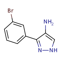 3-(3-bromophenyl)-1H-pyrazol-4-amine