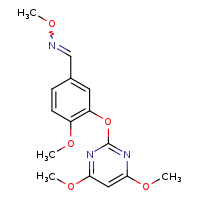 ({3-[(4,6-dimethoxypyrimidin-2-yl)oxy]-4-methoxyphenyl}methylidene)(methoxy)amine