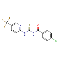 3-(4-chlorobenzoyl)-1-[5-(trifluoromethyl)pyridin-2-yl]thiourea