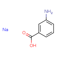 3-aminobenzoic acid sodium