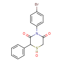 4-(4-bromophenyl)-2-phenyl-1??-thiomorpholine-1,3,5-trione