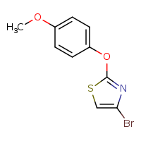 4-bromo-2-(4-methoxyphenoxy)-1,3-thiazole