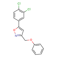 5-(3,4-dichlorophenyl)-3-(phenoxymethyl)-1,2-oxazole