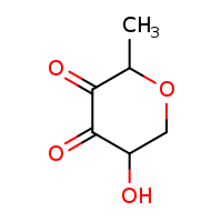 5-hydroxy-2-methyloxane-3,4-dione