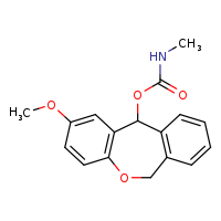 5-methoxy-9-oxatricyclo[9.4.0.0³,?]pentadeca-1(11),3(8),4,6,12,14-hexaen-2-yl N-methylcarbamate