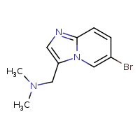({6-bromoimidazo[1,2-a]pyridin-3-yl}methyl)dimethylamine