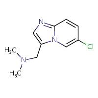 ({6-chloroimidazo[1,2-a]pyridin-3-yl}methyl)dimethylamine