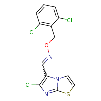 ({6-chloroimidazo[2,1-b][1,3]thiazol-5-yl}methylidene)[(2,6-dichlorophenyl)methoxy]amine