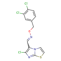 ({6-chloroimidazo[2,1-b][1,3]thiazol-5-yl}methylidene)[(3,4-dichlorophenyl)methoxy]amine