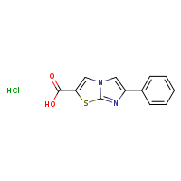 6-phenylimidazo[2,1-b][1,3]thiazole-2-carboxylic acid hydrochloride